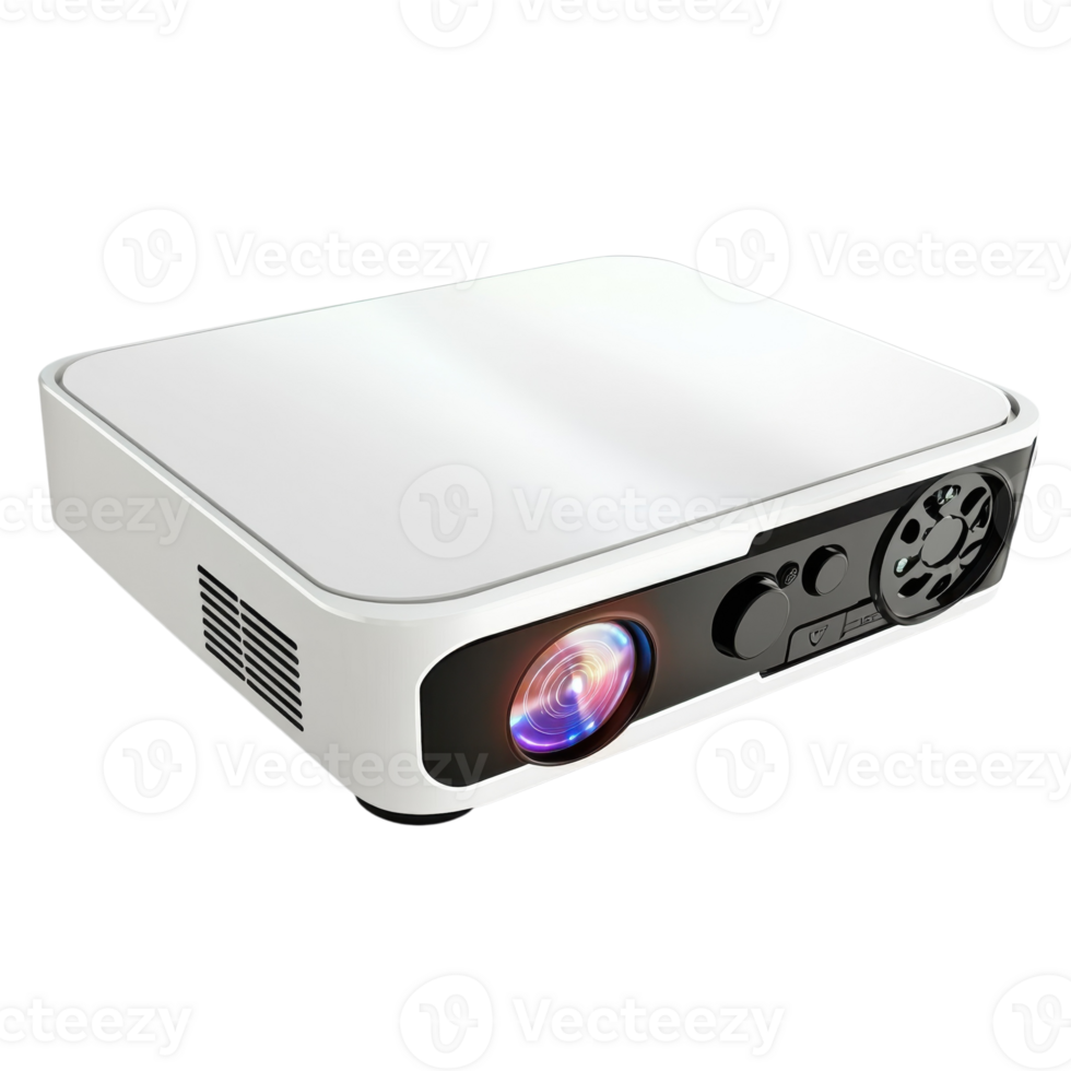 Versatile Projector for Home Cinema on transparent background. png