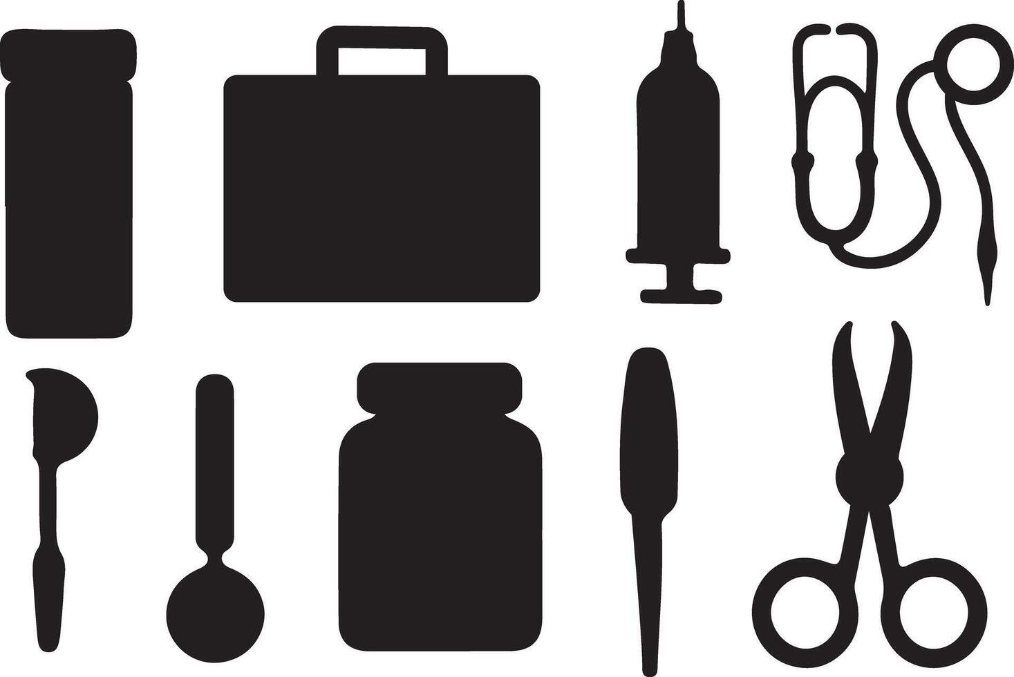 Magic Wands Silhouette for Unique Design Ideas vector