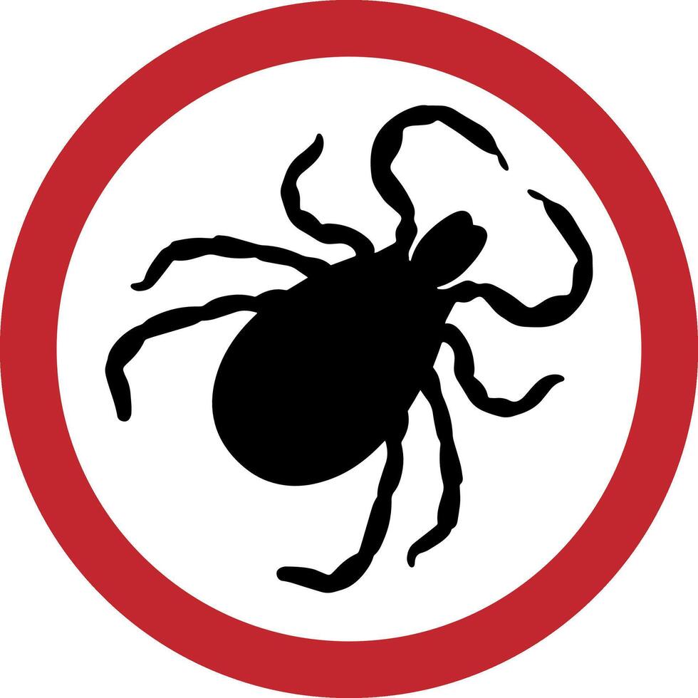 image of a tick in a red circle. tick sign. illustration vector