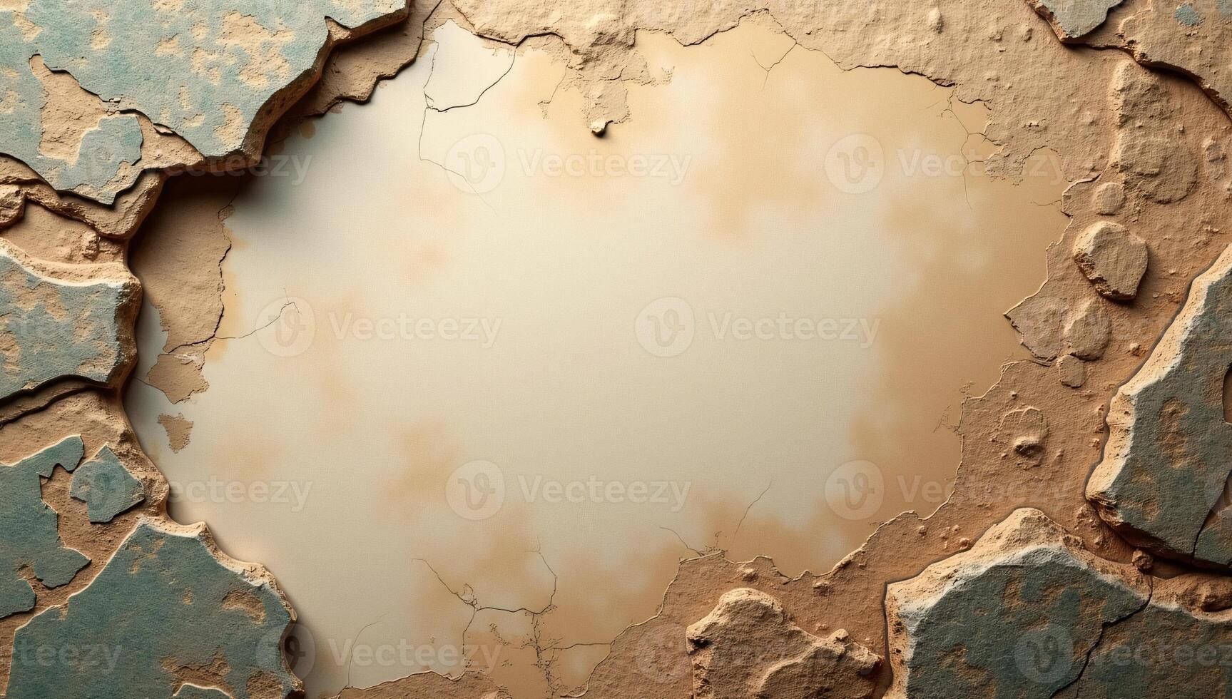 Old cracked wall stone texture background. photo