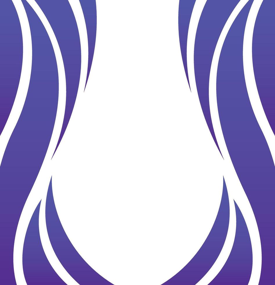 A purple and white logo with a wave pattern vector
