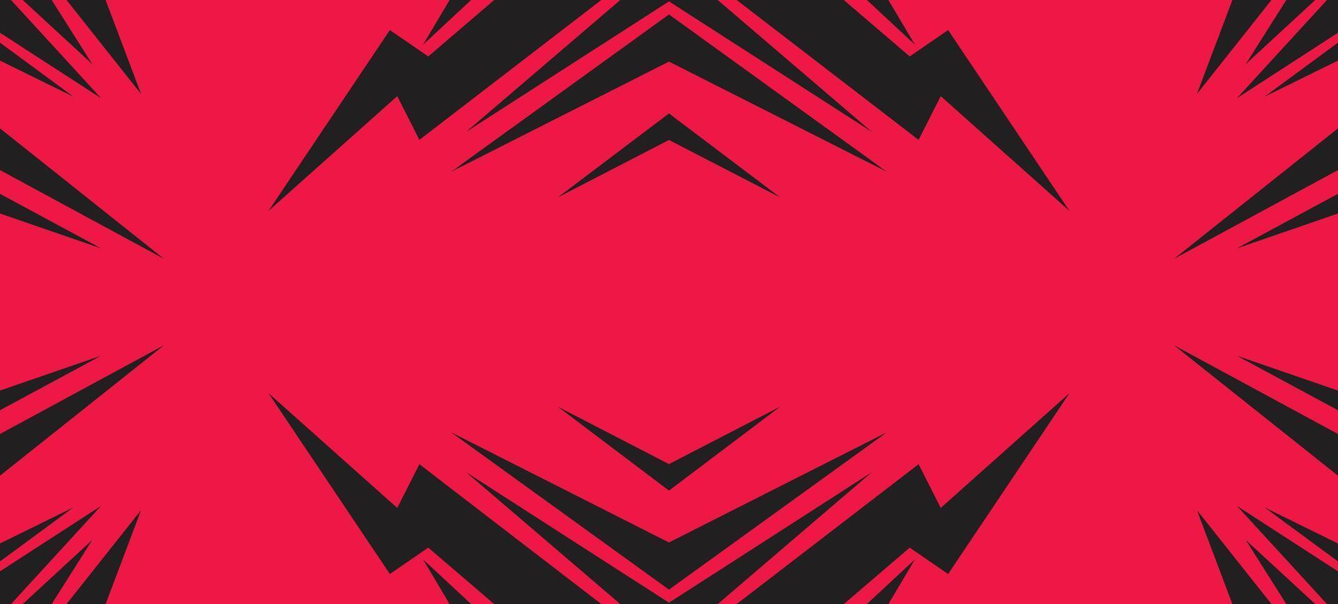 Abstract red and black background with sliced lighting pattern vector