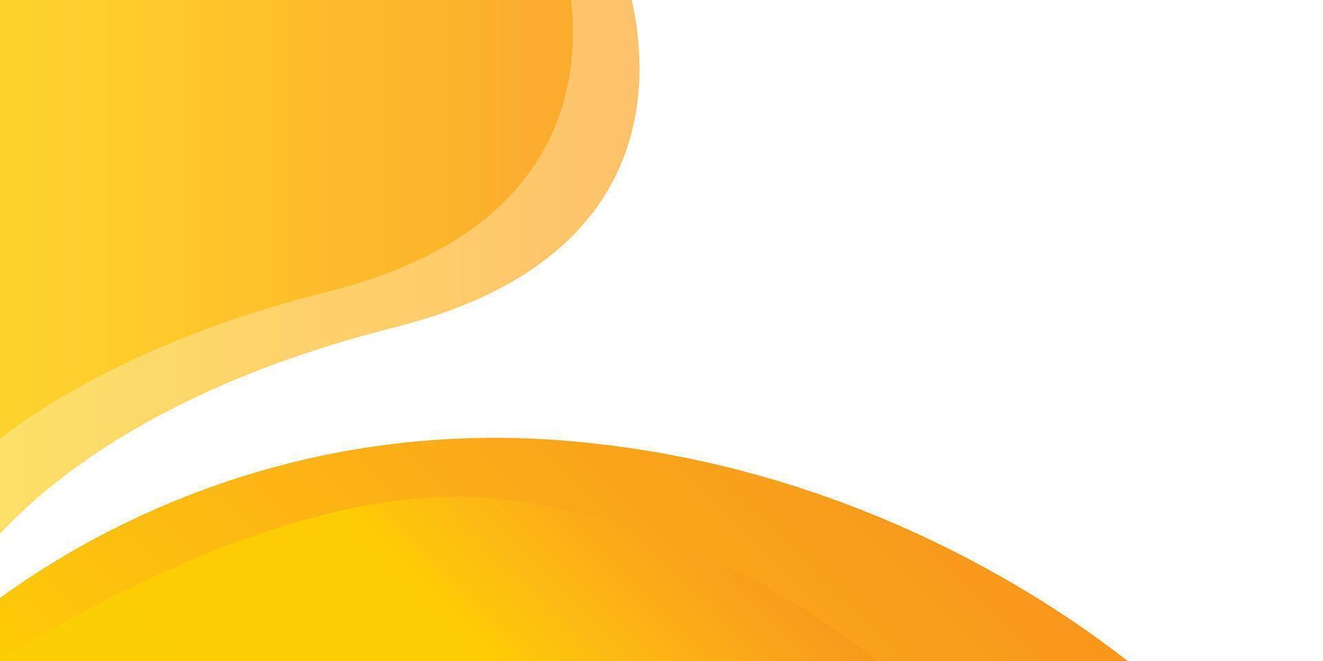 A yellow and white background with a curved shape vector