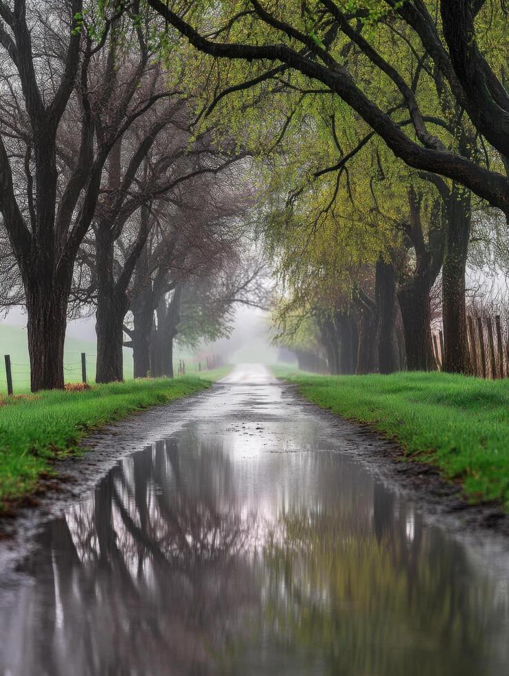 Drizzly Day in Rural Scenes photo
