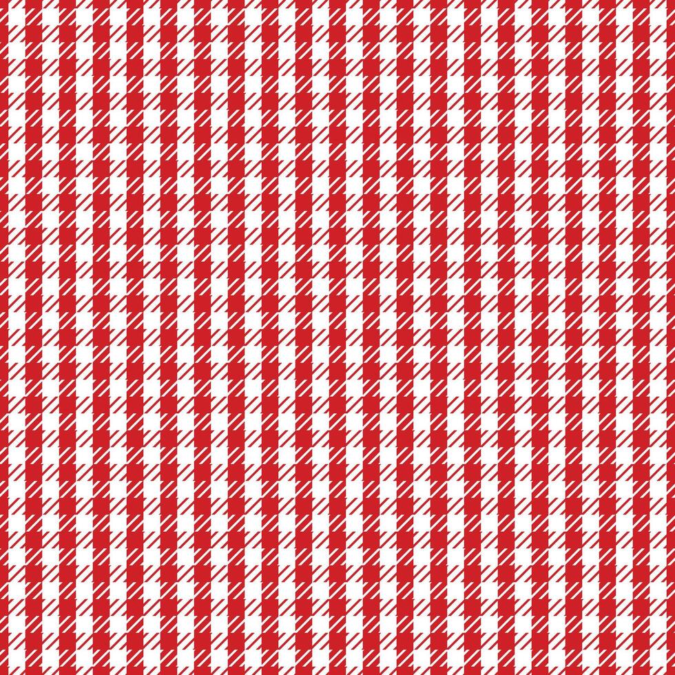 chili red fashion tartan plaid checkered stripes fabric print pattern background vector