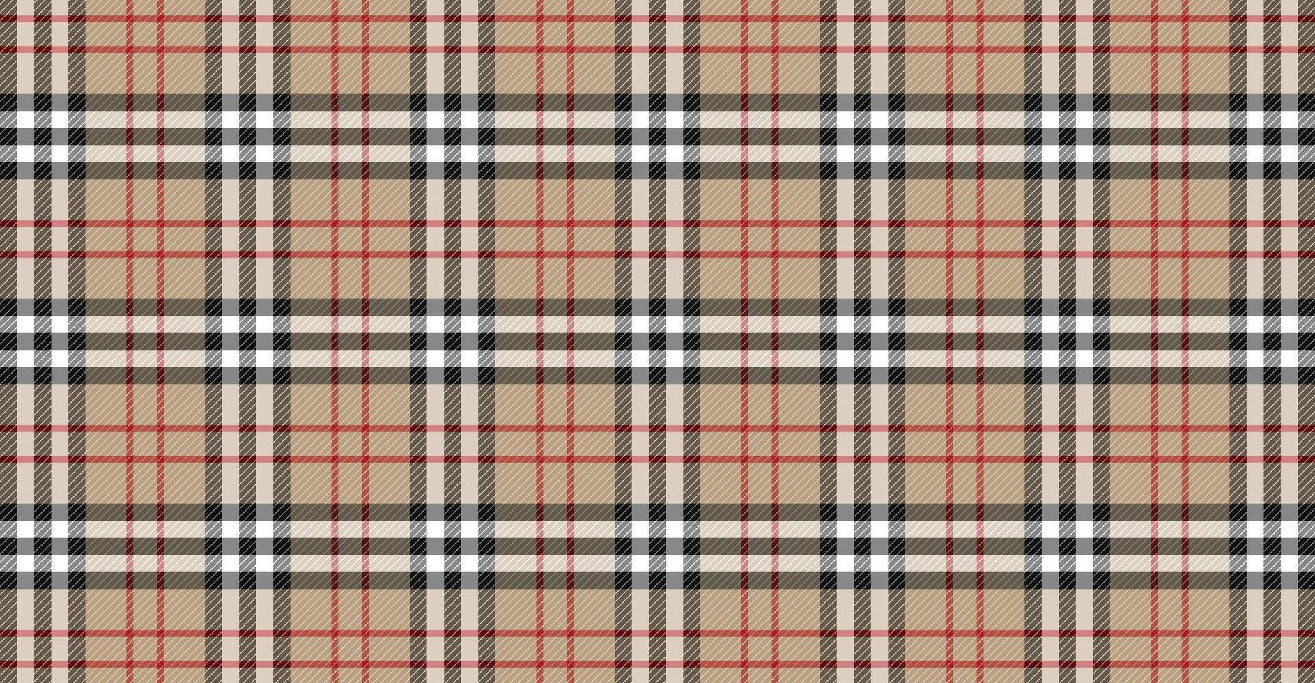 cream scottish tartan plaid checkered stripe fabric cloth fashion print pattern wallpaper background vector