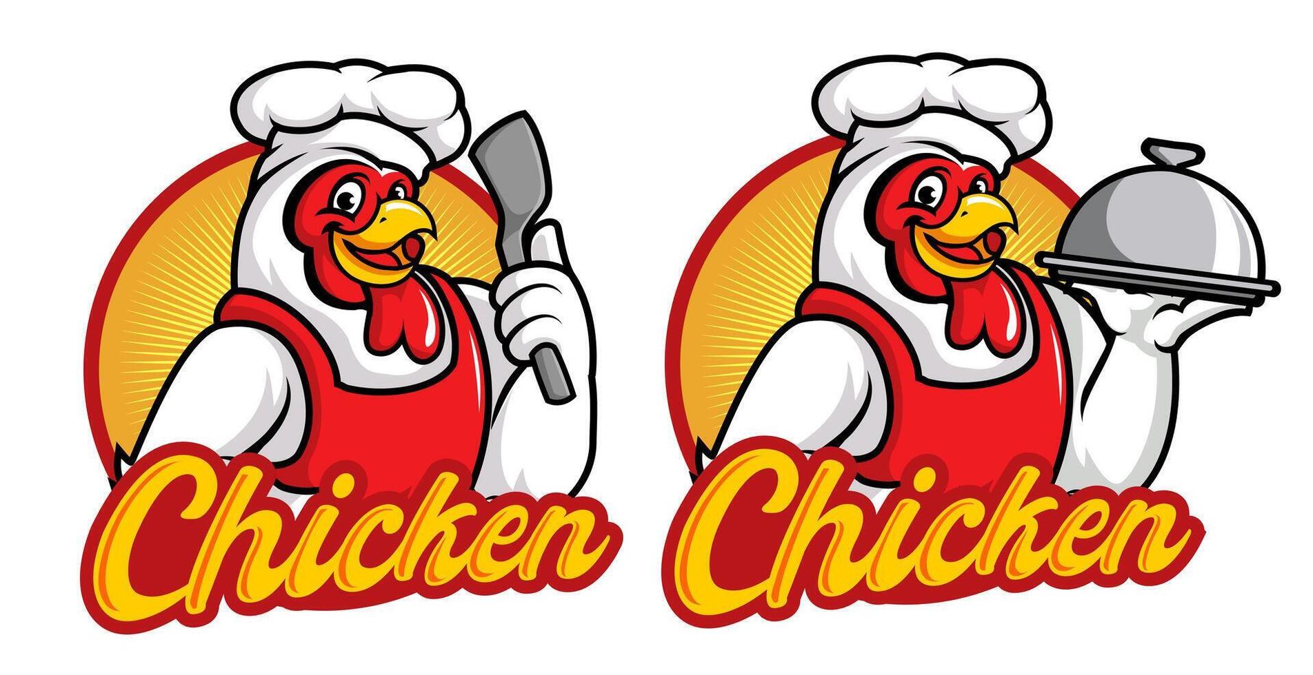The Ultimate Chicken Cooking Mascot Logo Collection vector