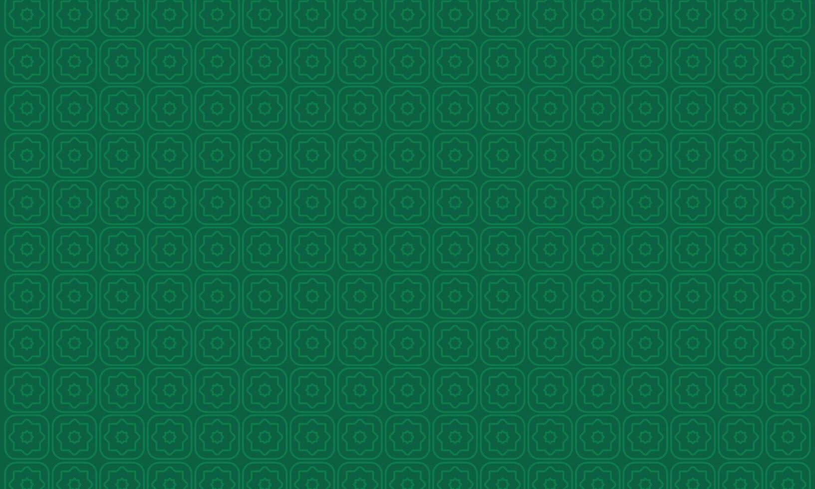 Islamic Geometric Pattern Green Background vector
