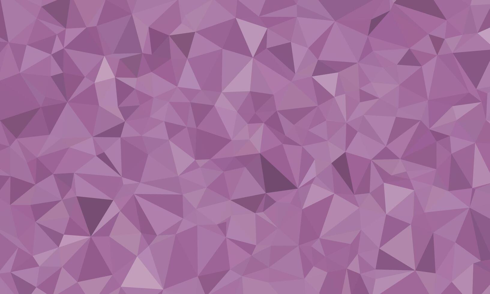 Abstract irregular polygon background in plum purple color. Illusion triangle pattern design for decoration, display, greeting, invitation, website, advertisement, cover, backdrop, commercial, header vector