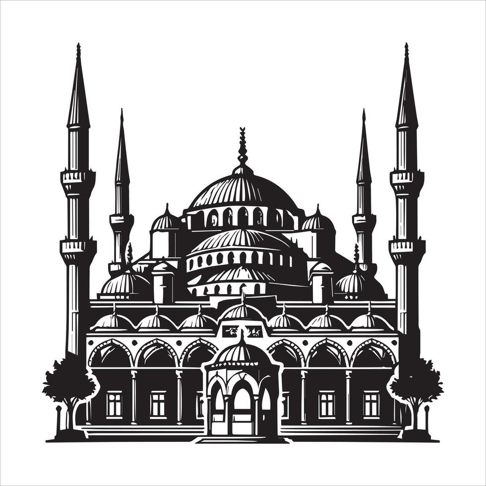 Creative Design Ideas Featuring World-Famous Landmark Illustrations vector