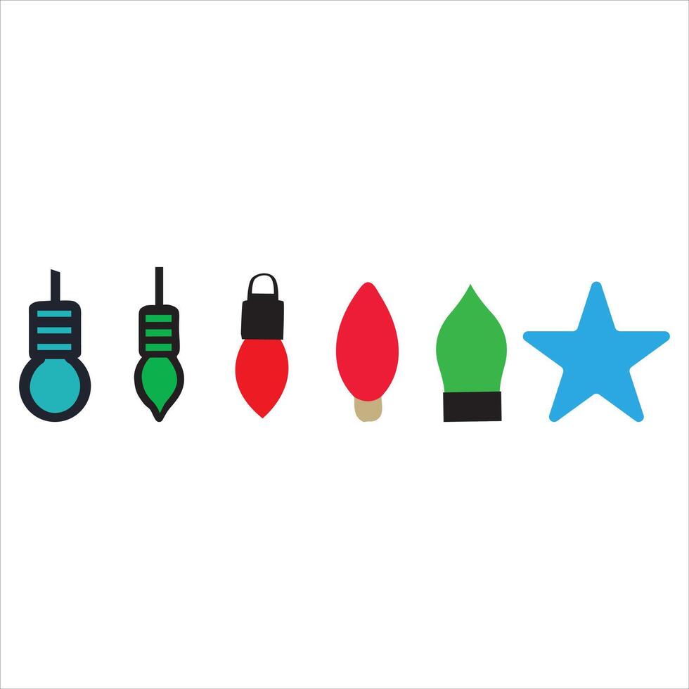 Twinkling Holiday Lights Design vector