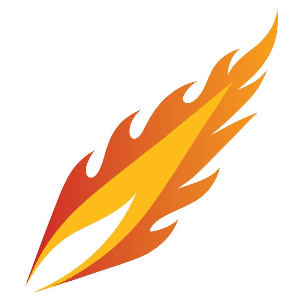 Fiery Bonfire Clipart Illustration Design vector