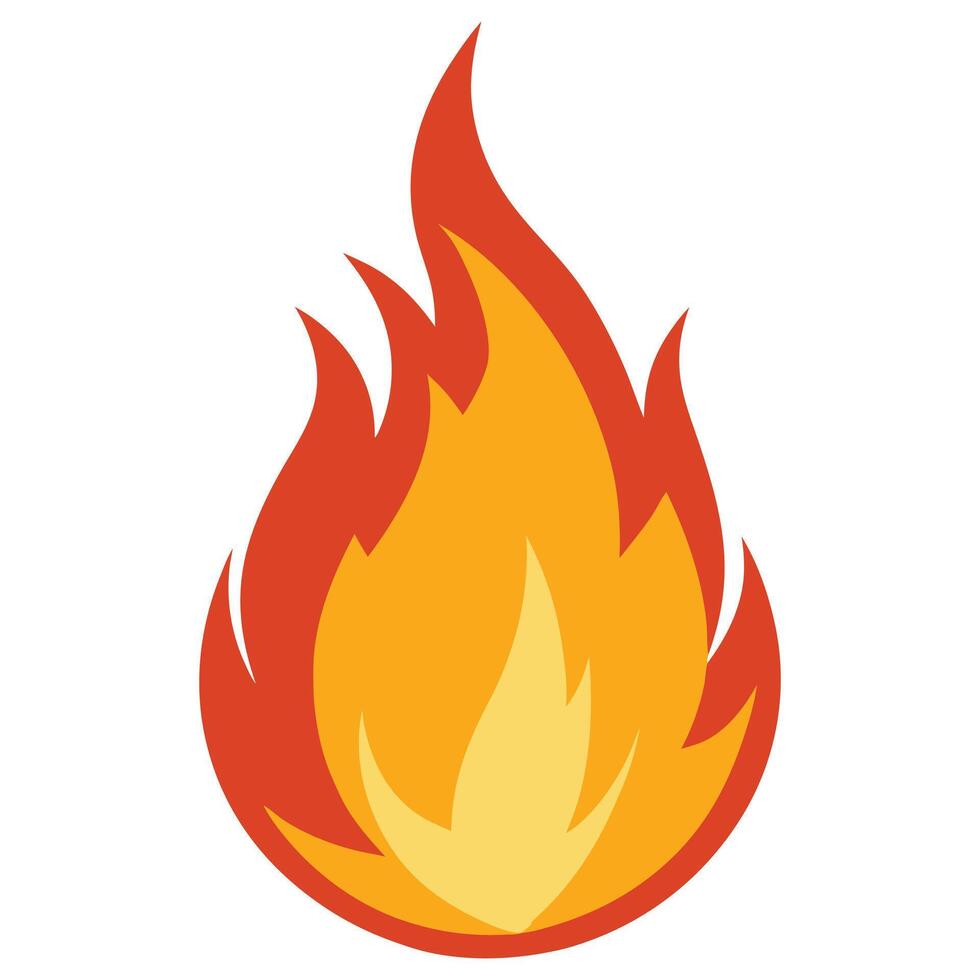 Striking Fire Flaming Sublimation Art vector