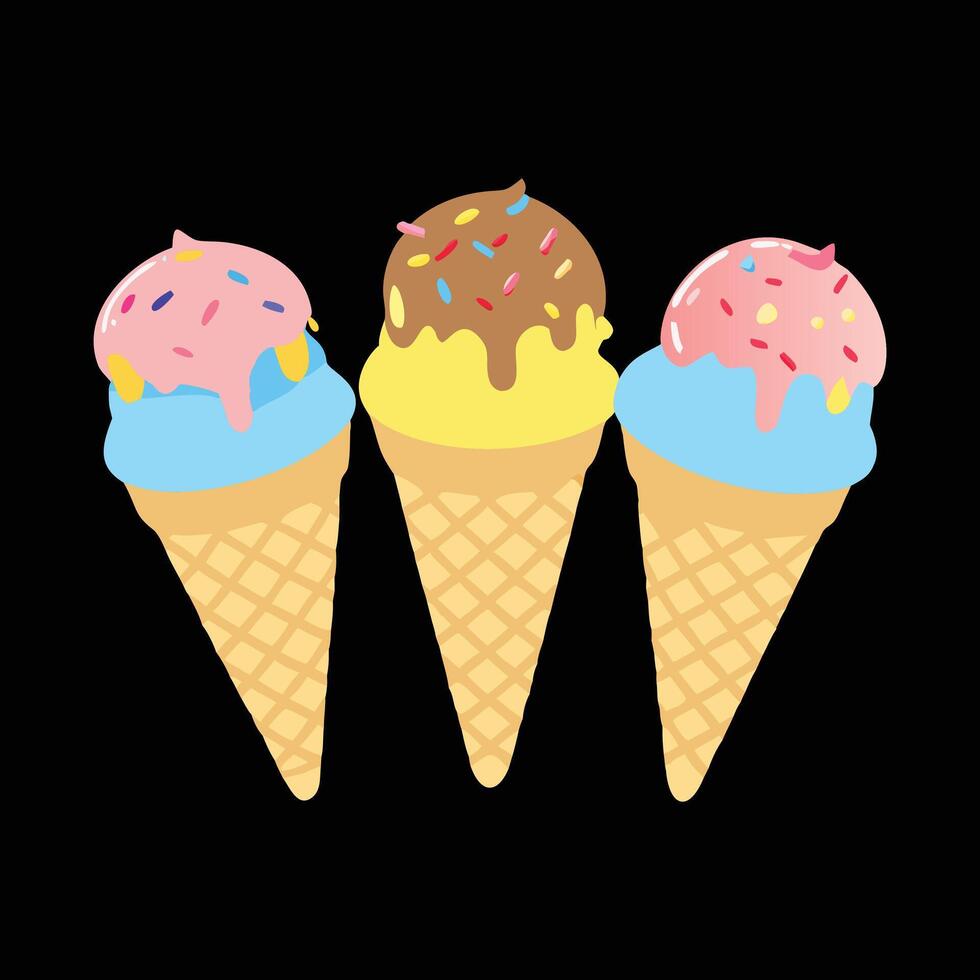Vintage 80s Graphic with Retro Elements vector