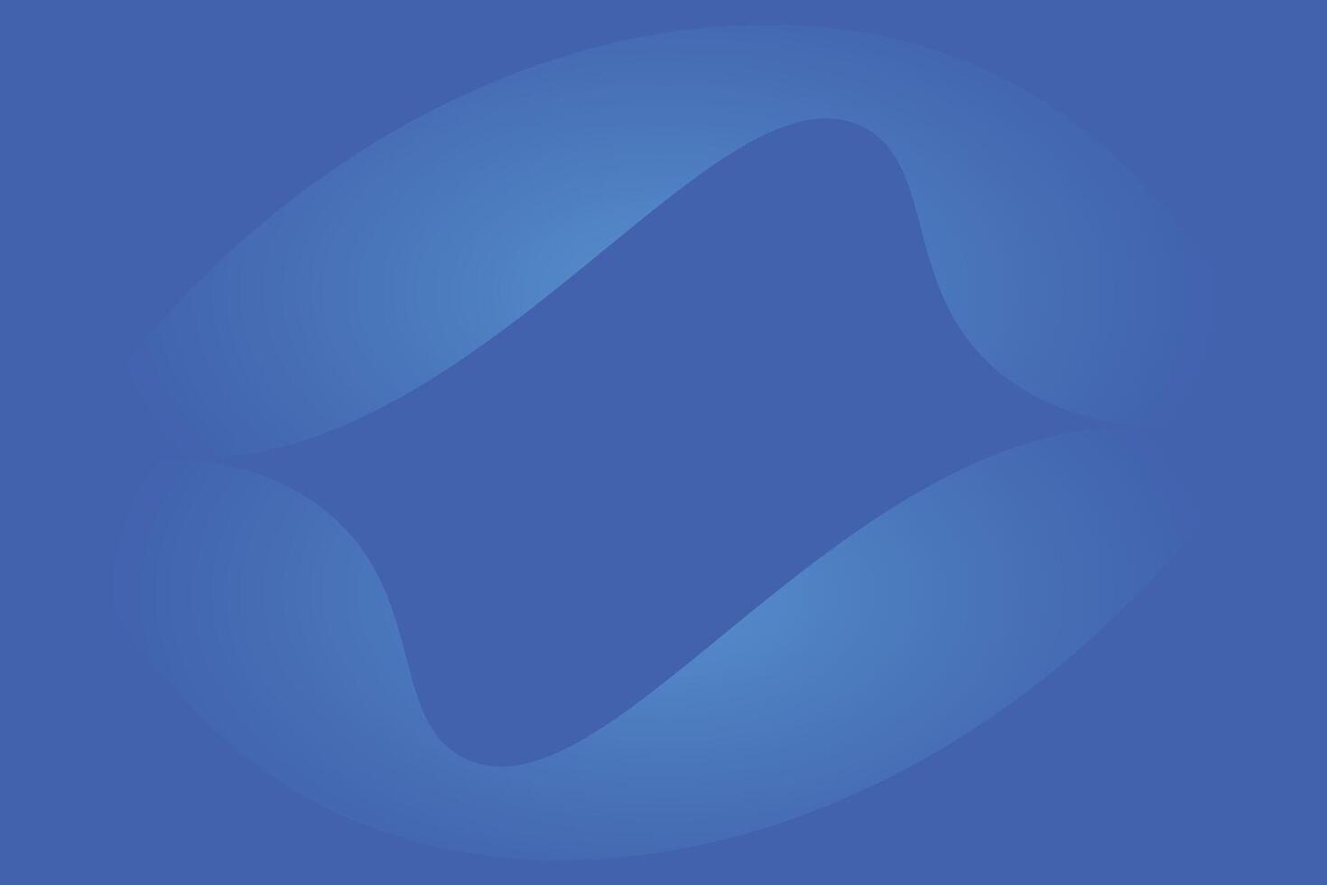 Abstract blue background with the effect of gradient wavy curved shapes elements banner design. vector
