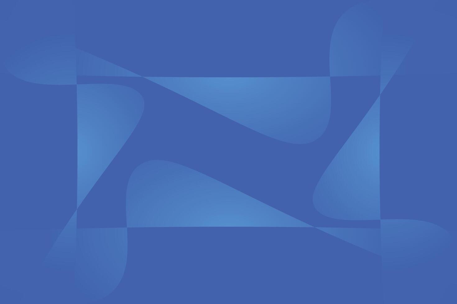 Abstract blue background with the effect of gradient frame shape banner. vector