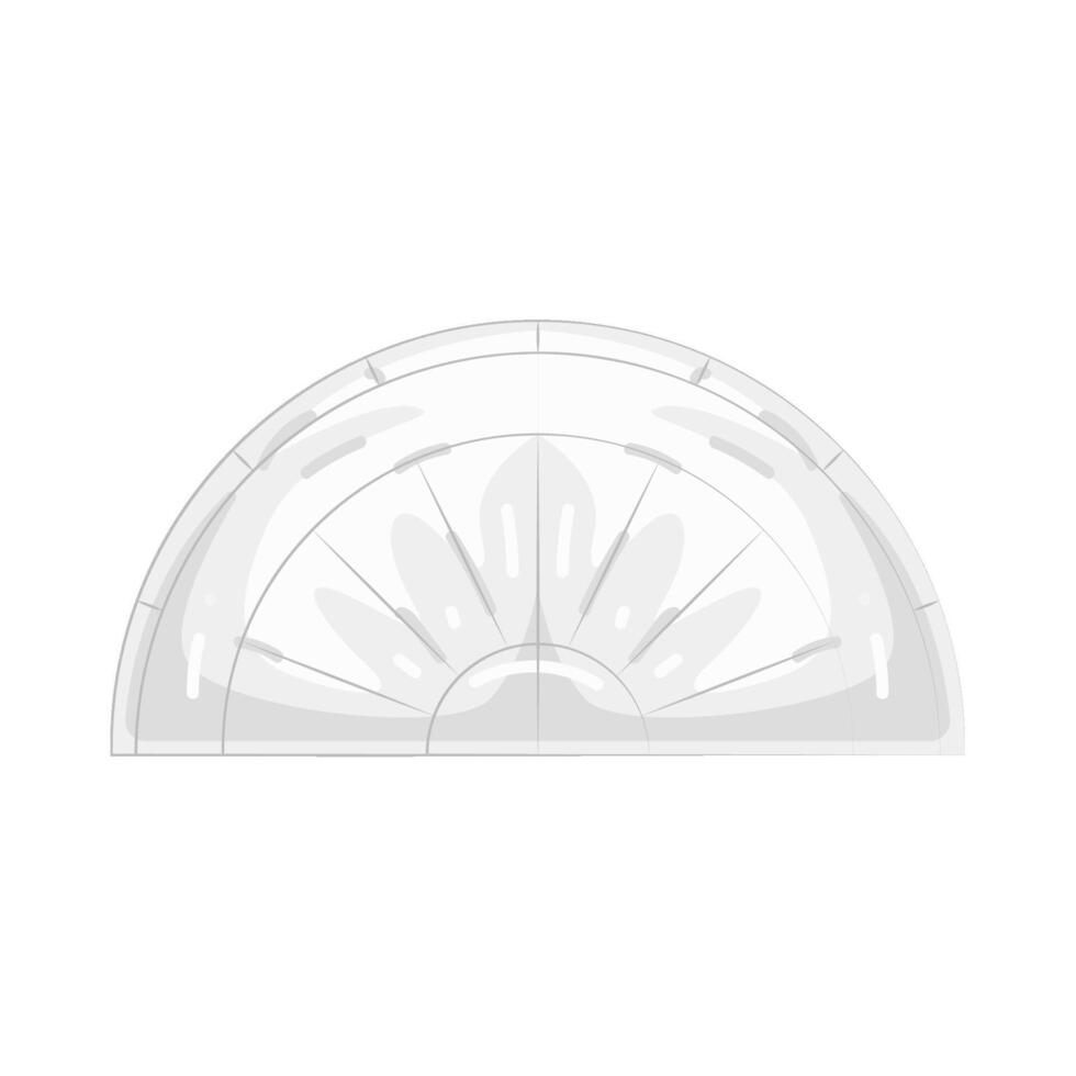 Illustration of a Protractor vector