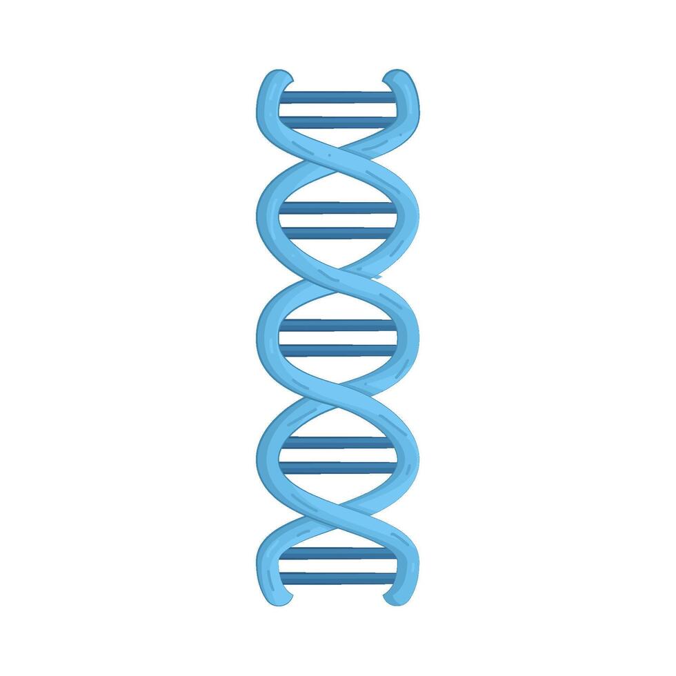 Illustration of Genetics DNA vector