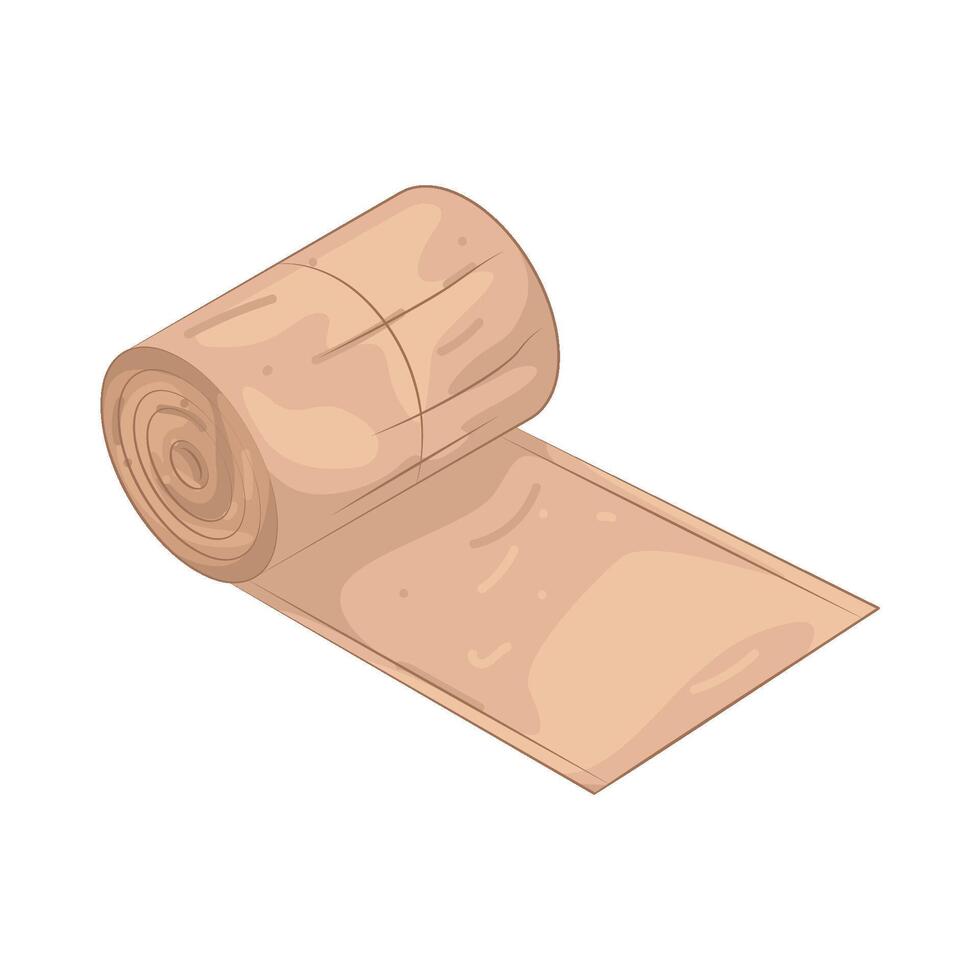 Illustration of Bandage Roll vector