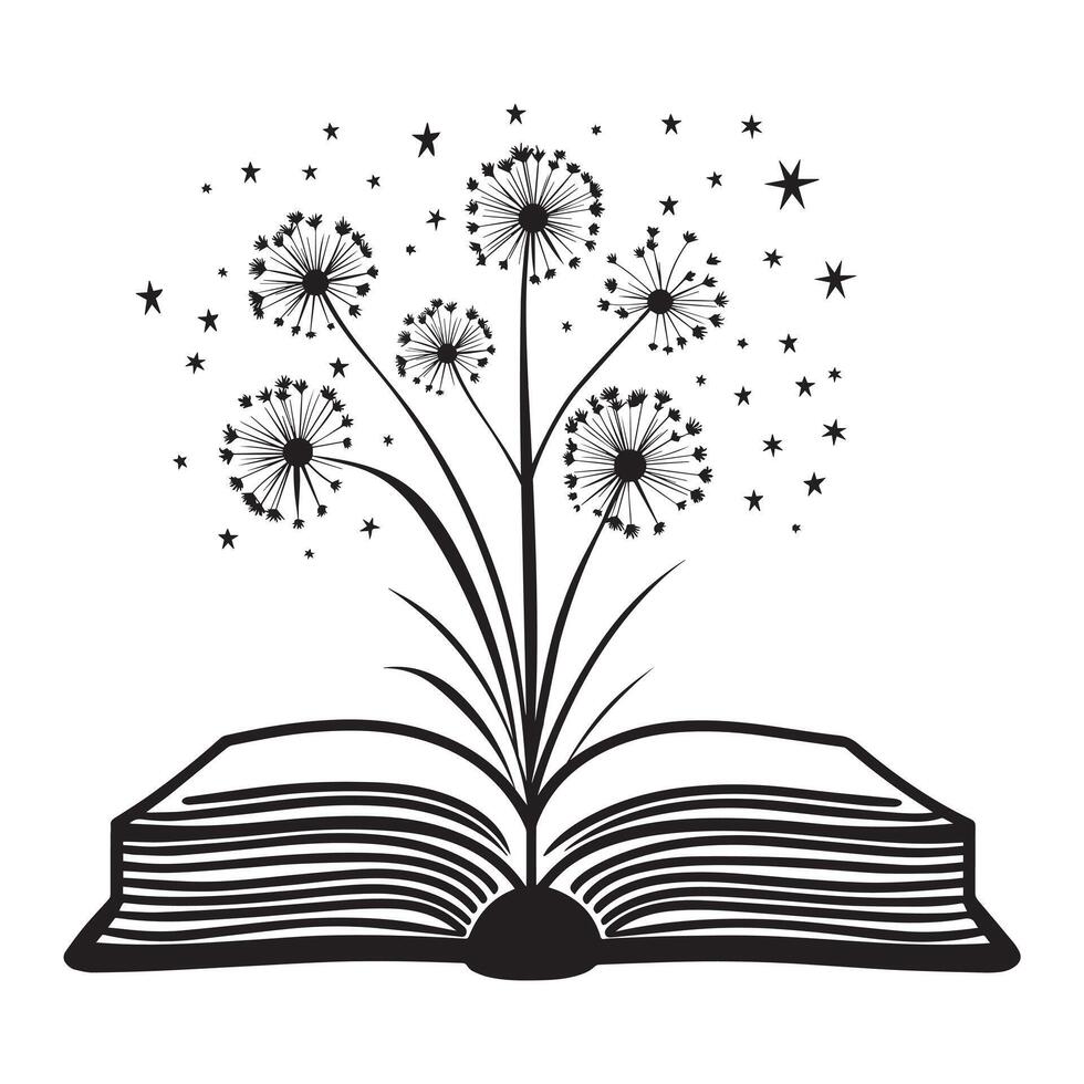 Floral-Themed Book Design with Reader Appeal vector