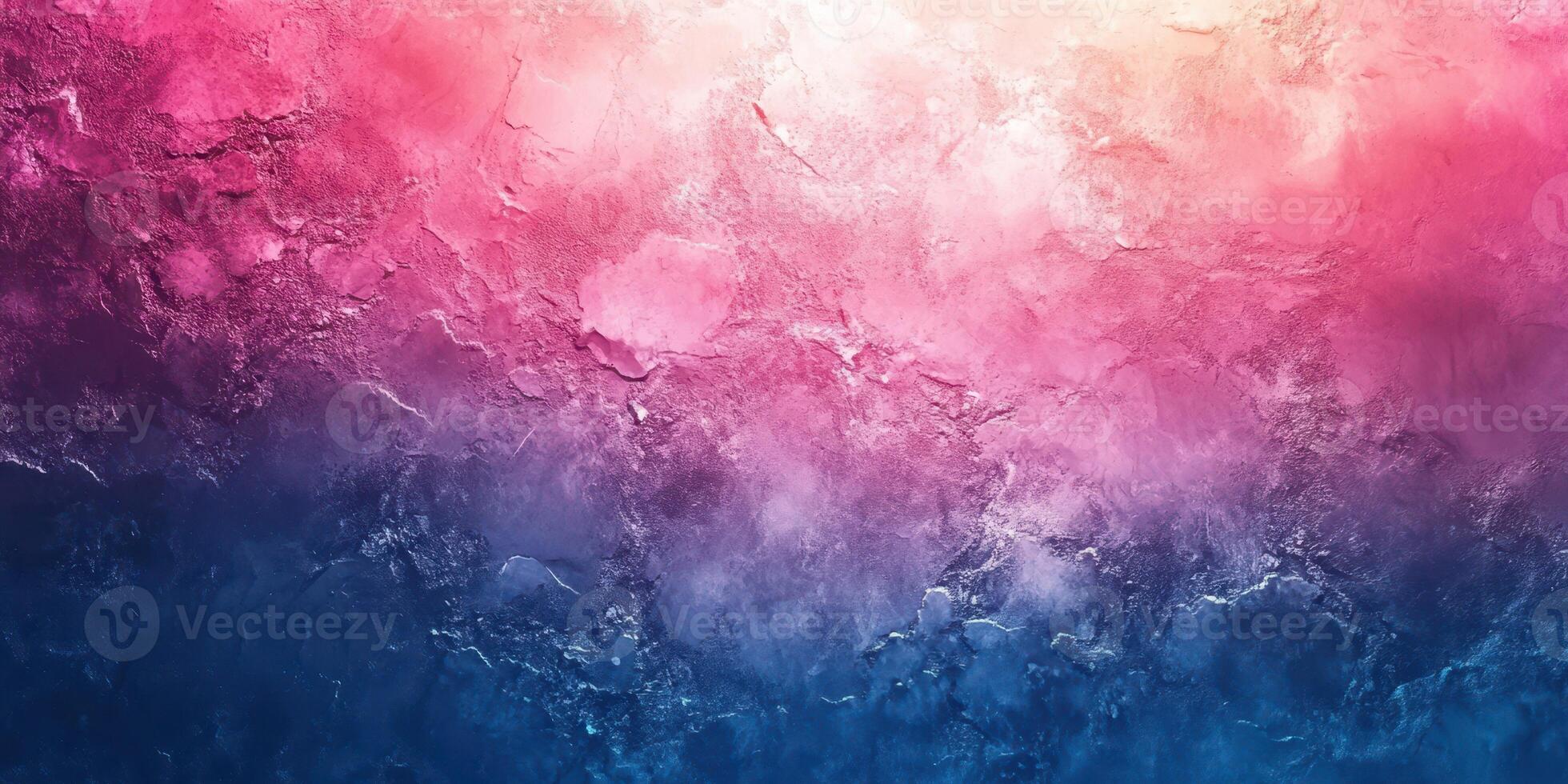 Unique abstract texture with vibrant pink and blue hues creating a captivating blend at sunset photo