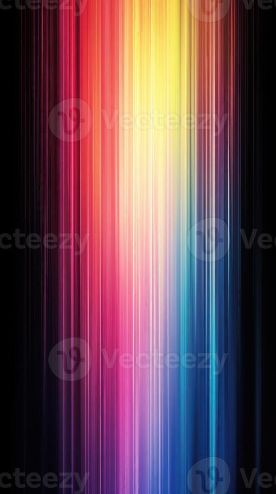 Colorful vertical gradient with vibrant hues transitioning from red to blue in a striking abstract display photo