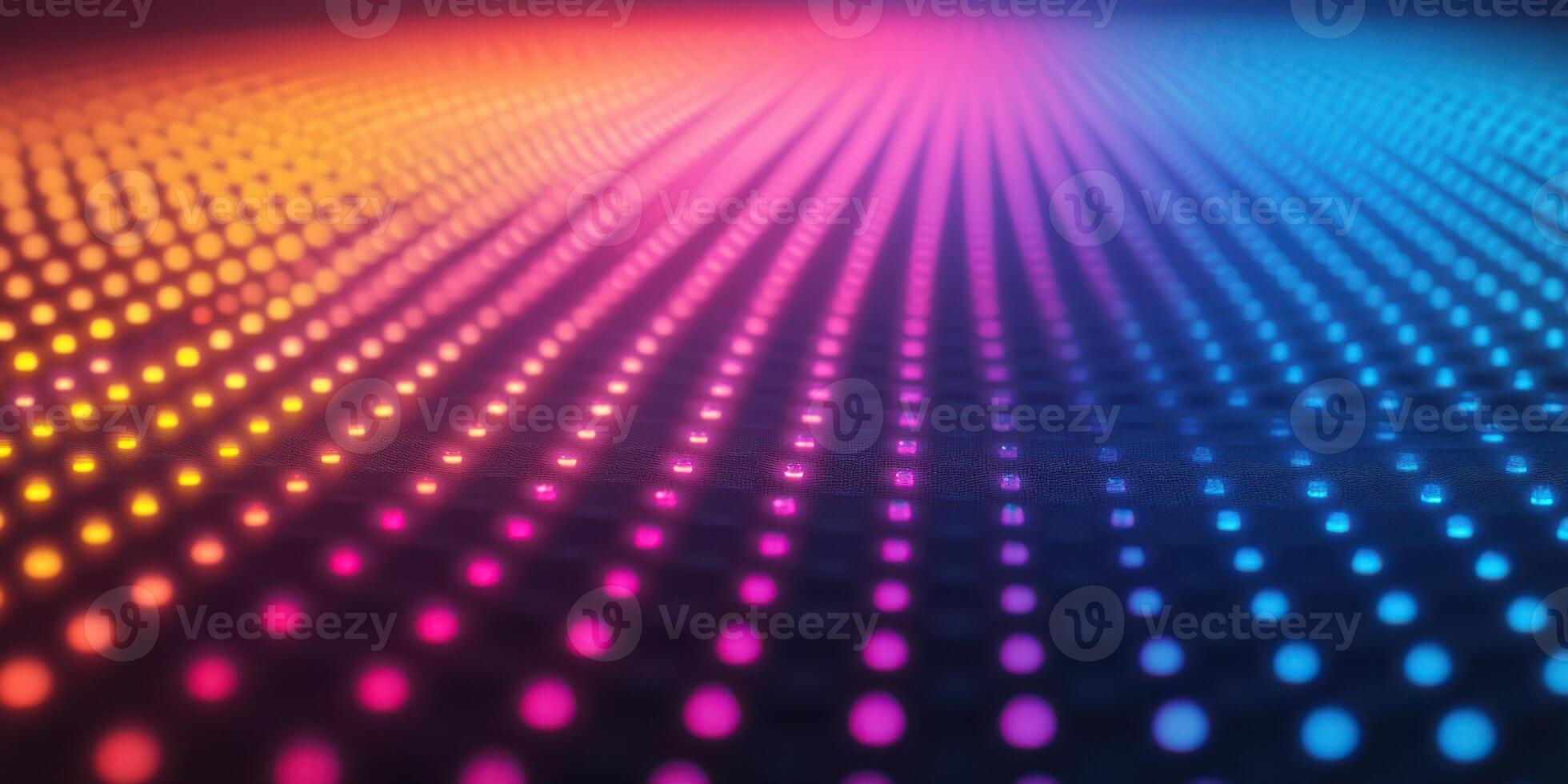 Colorful light pattern creating a vibrant atmosphere in a digital space during a nighttime event photo
