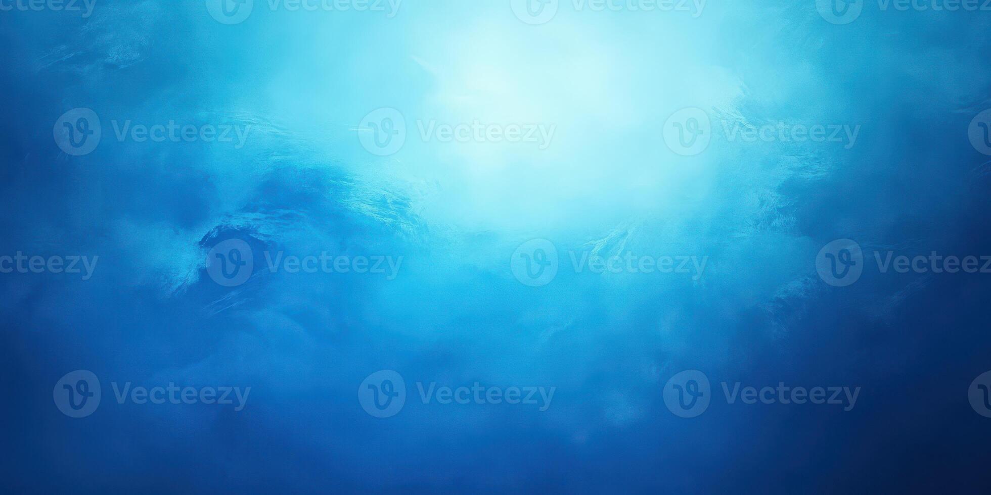 Bright blue underwater scene evoking tranquility and depth in a serene ocean environment photo