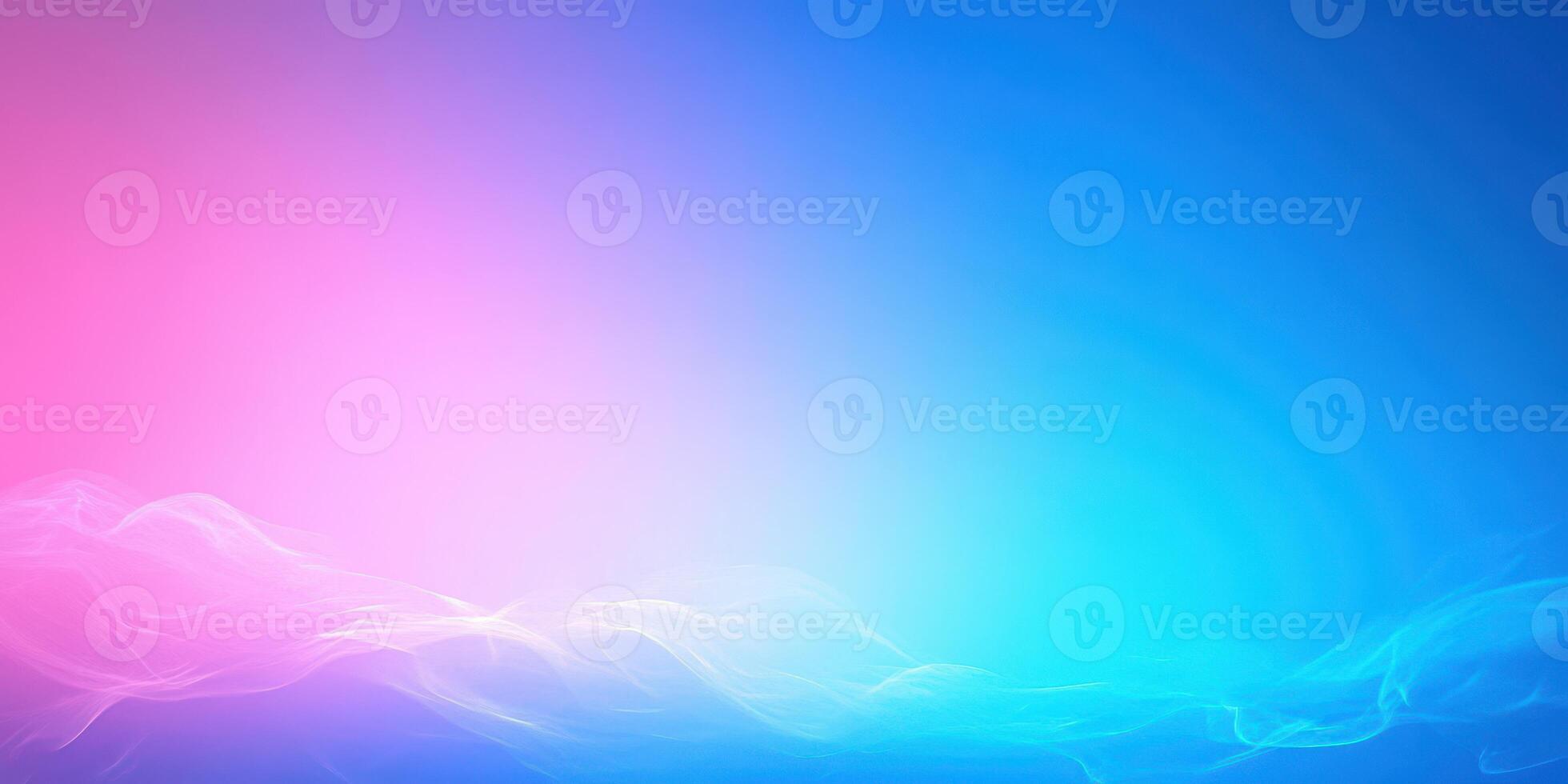 Colorful gradient background displaying soft hues of pink and blue with abstract wisps photo