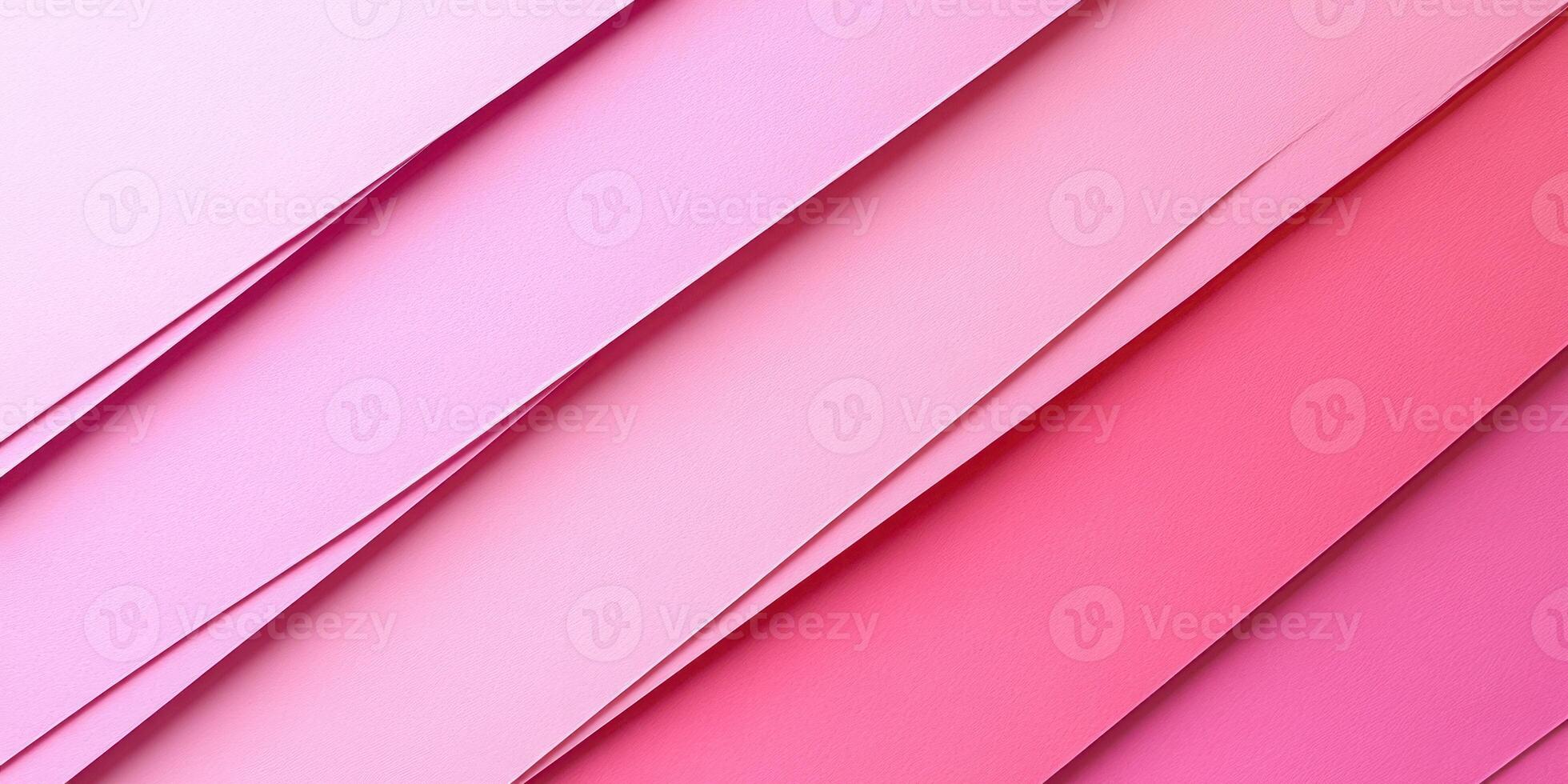 Layers of pink paper create a vibrant and dynamic texture in a minimalistic design setting photo