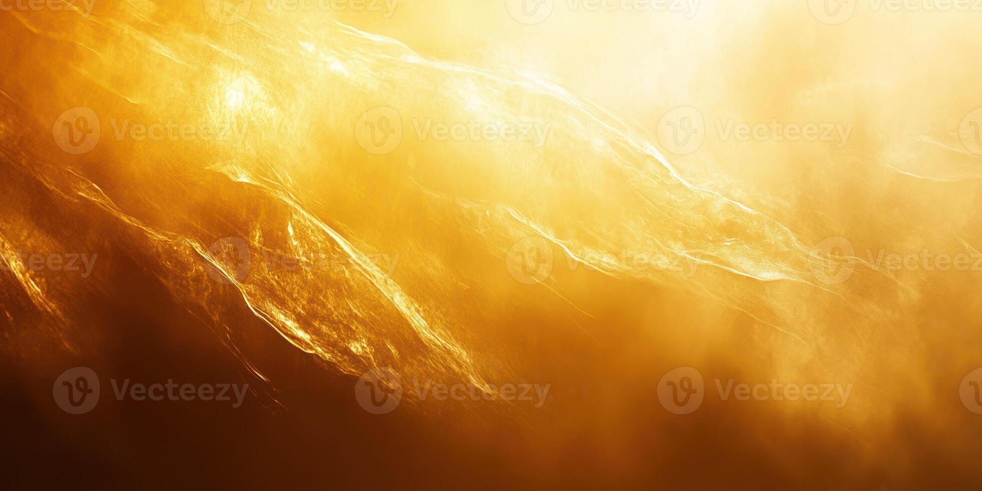 Golden waves reflect the radiant warmth of sunlight in a serene atmosphere during sunset hours photo