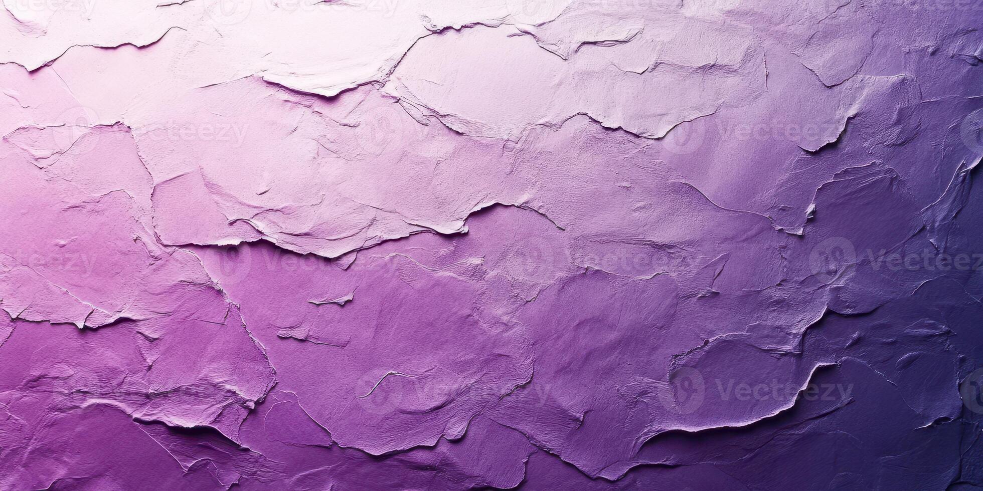 Abstract textured wall with purple hues offers a unique background for artistic projects and designs photo