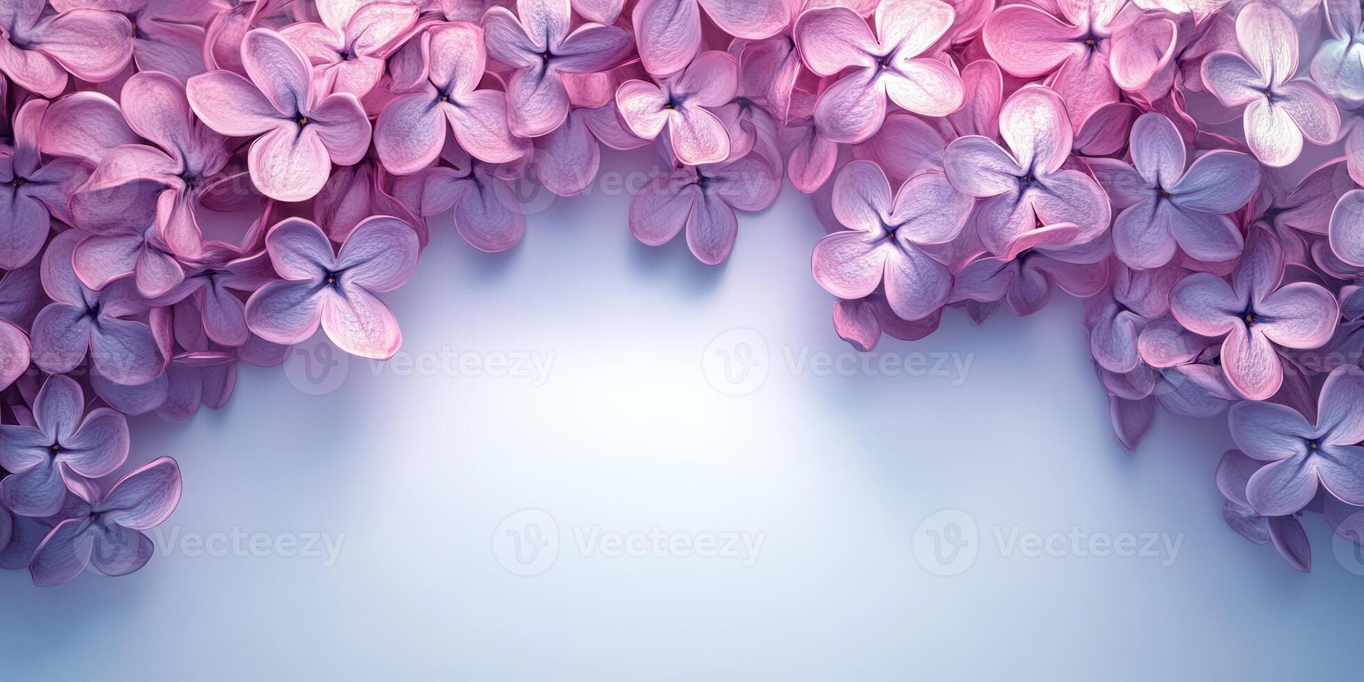 Delicate pink flowers create a serene backdrop for events and decor in a bright, minimalistic setting photo