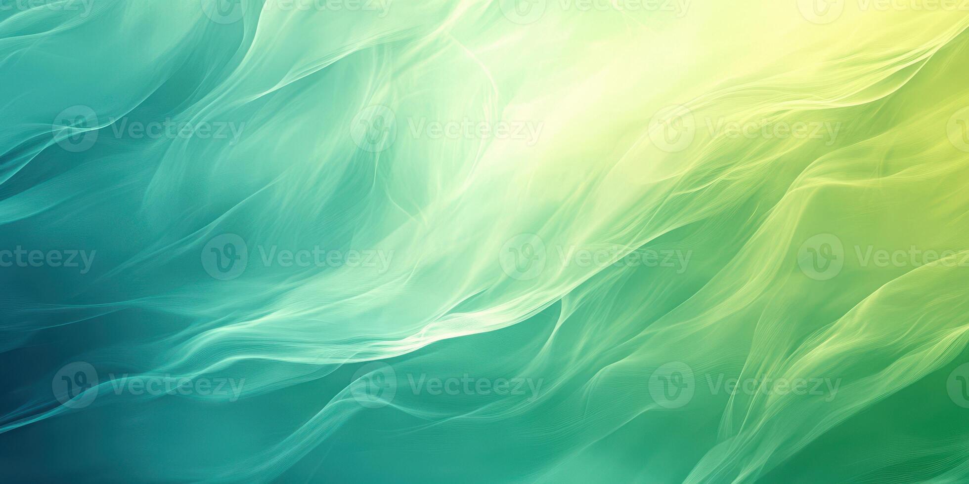 Soft flowing patterns in blue and green hues create a serene atmosphere reminiscent of water and nature photo