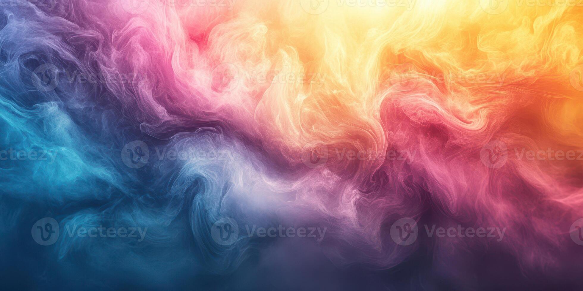 Colorful abstract swirls create a vibrant blend of hues evoking depth and emotion in the canvas photo