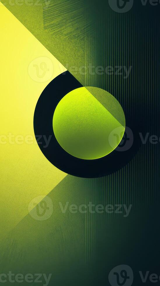 Abstract design with geometric shapes and dynamic colors creating a vibrant visual experience photo