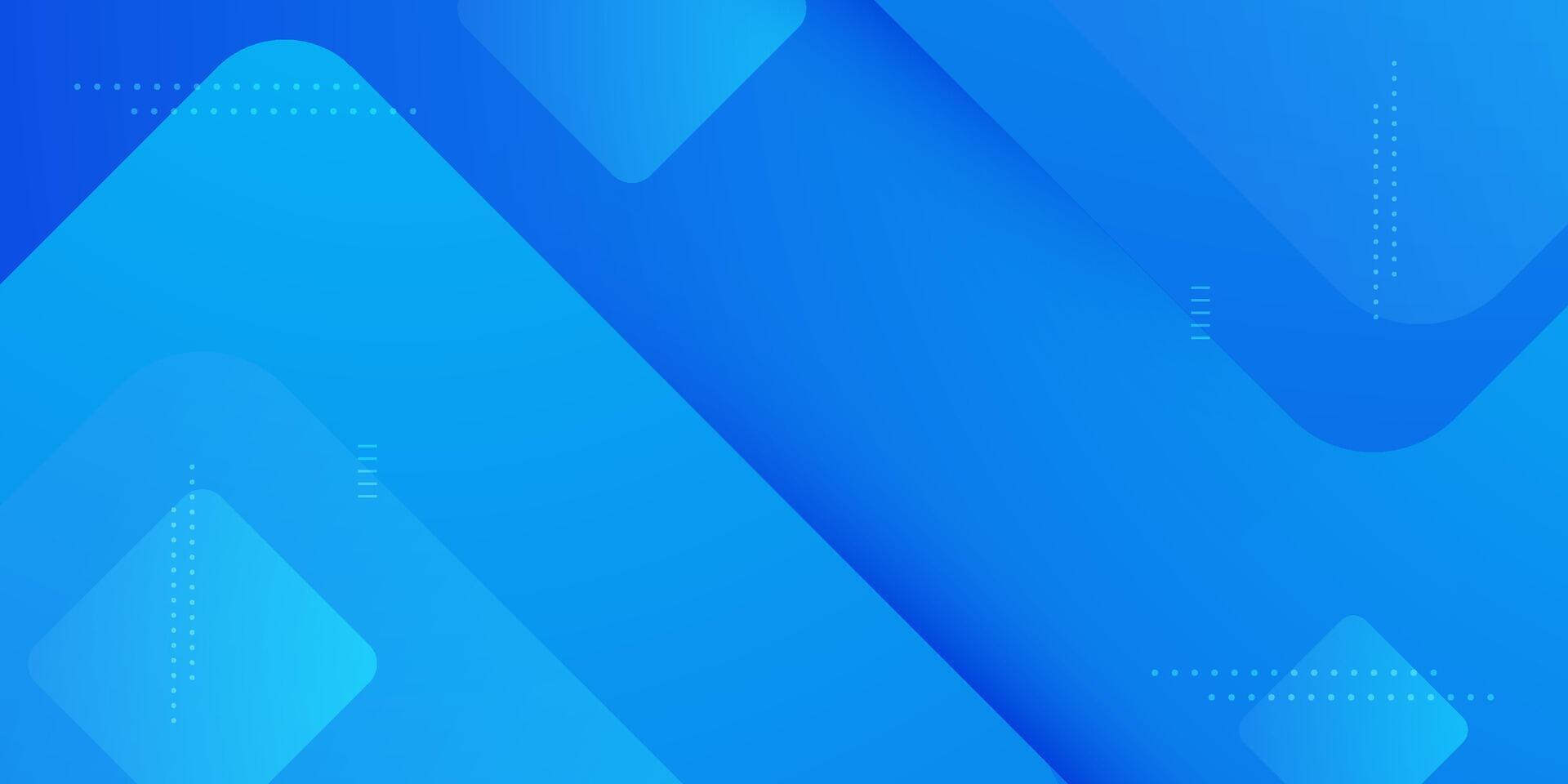 Abstract colorful overlap papercut blue 3D background design. Simple and trendy shapes pattern. vector
