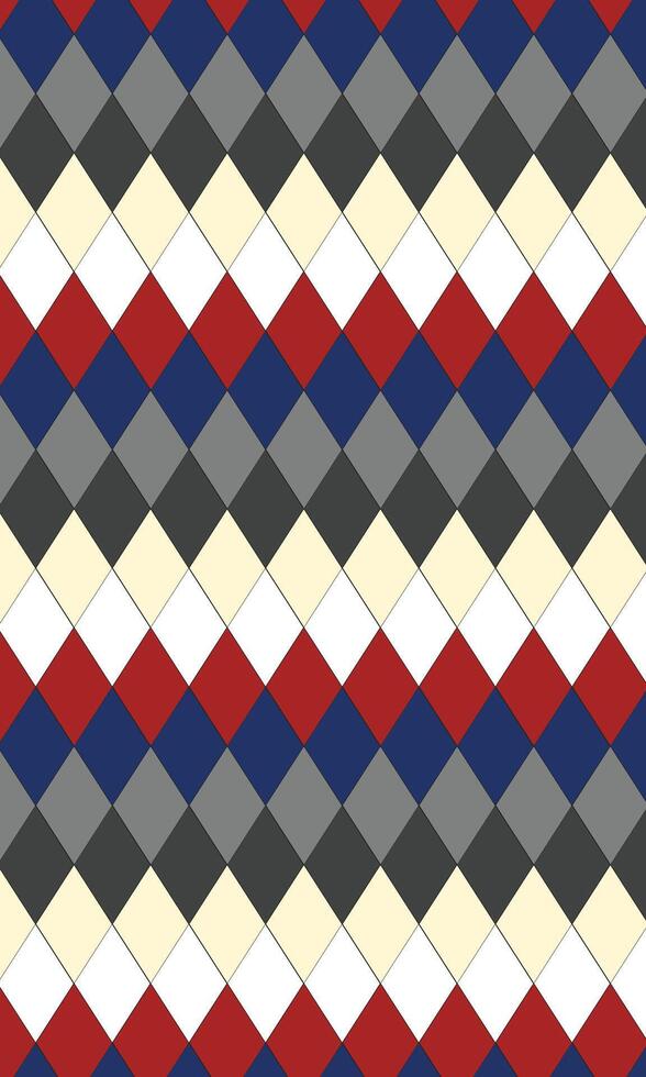 Abstract colorful triangle carpet pattern wallpaper vector