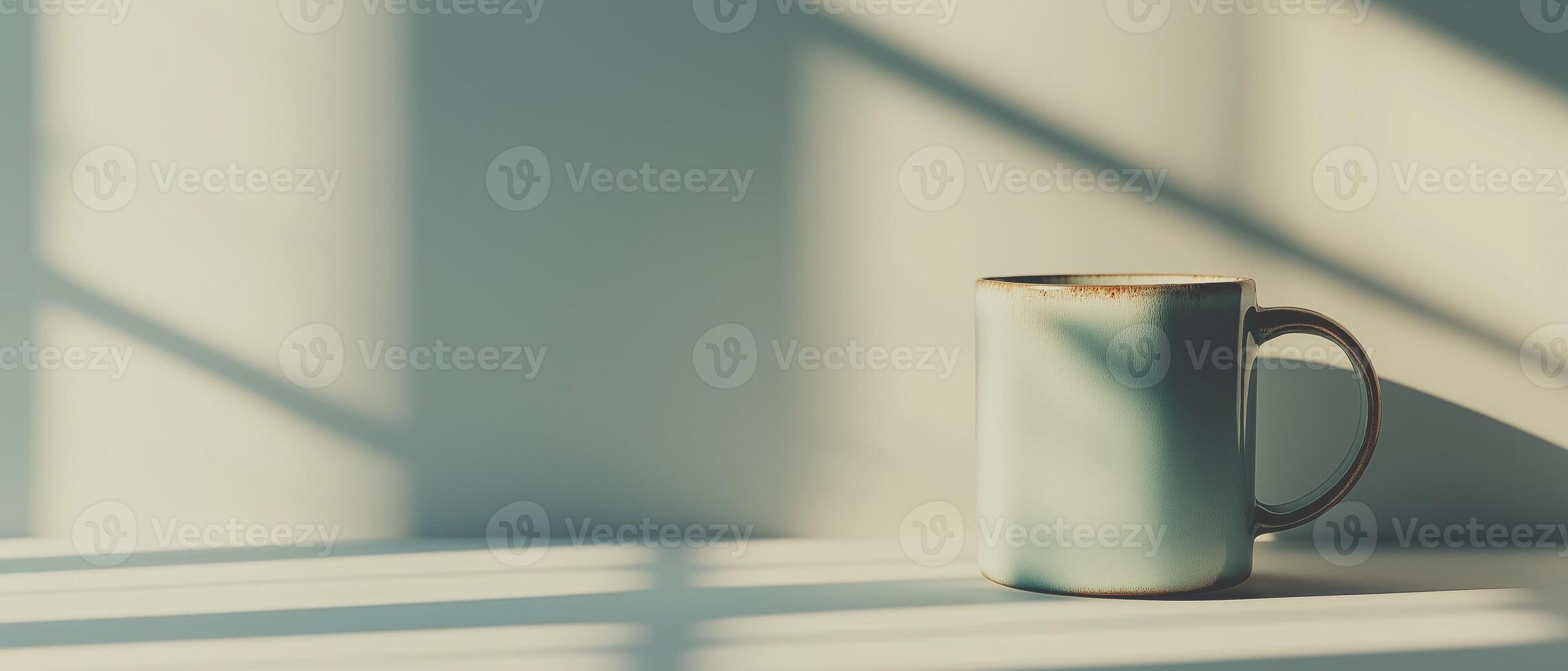 Mug In Sunlight With Shadow Play photo