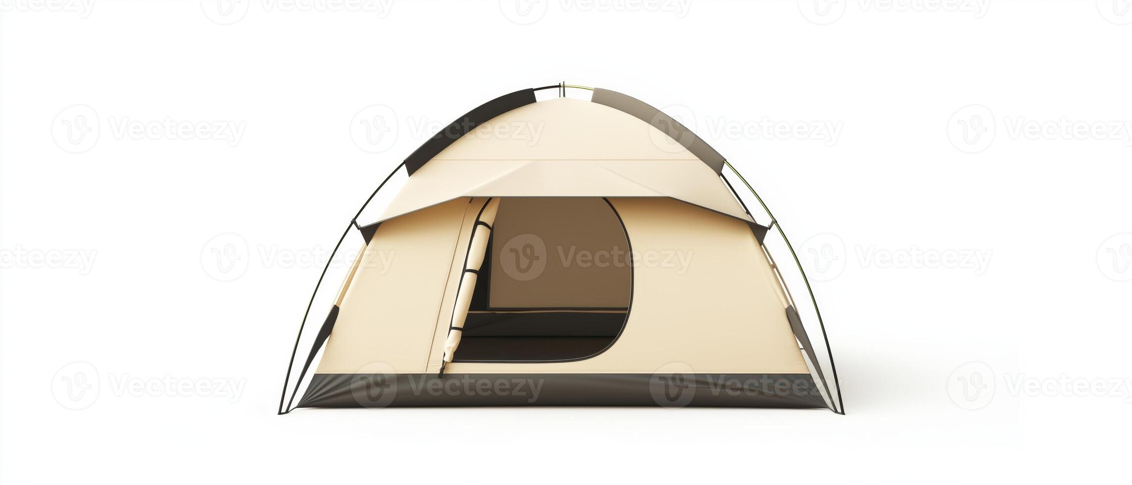 Camping Tent Isolated On White Background photo