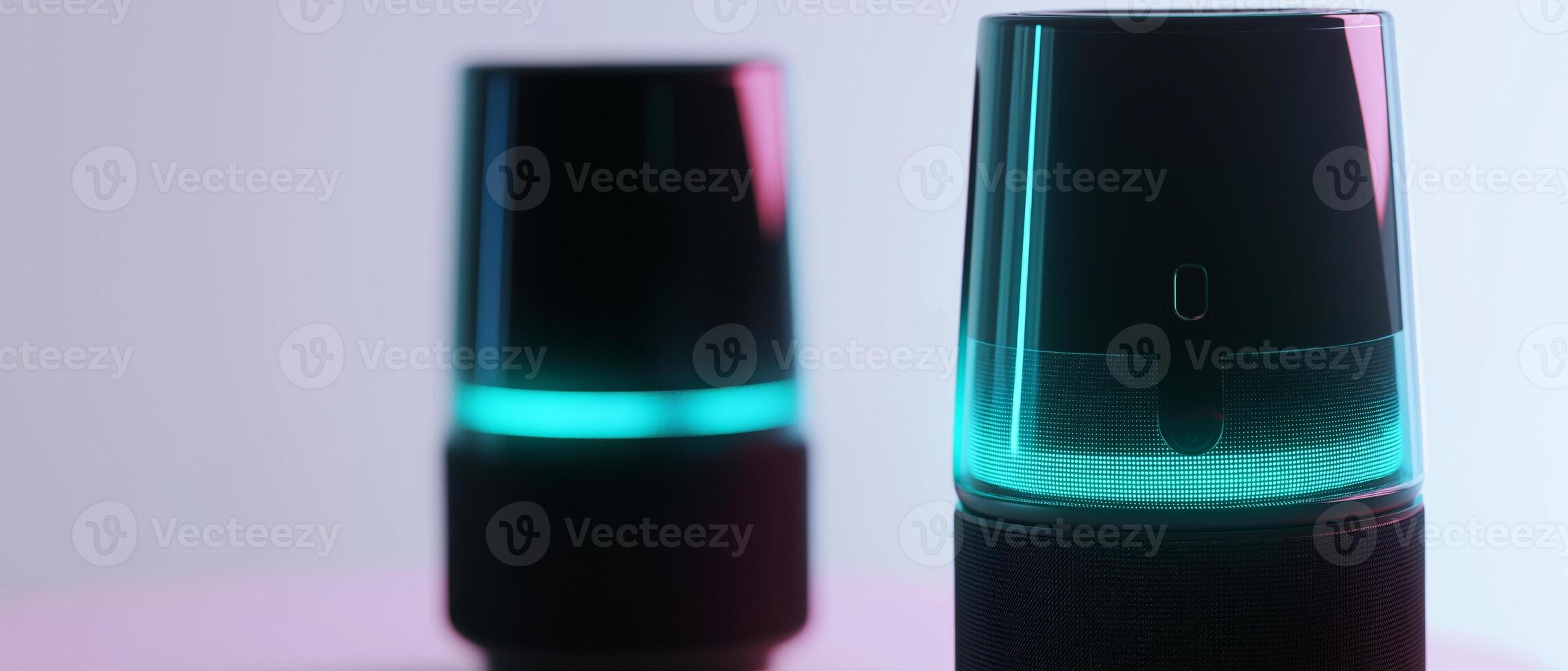 Smart Home Speakers With Ambient Lighting photo