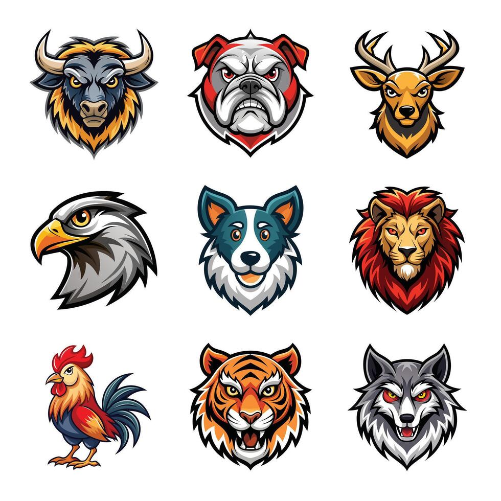Best Animal Mascot Ideas for Businesses and Teams vector