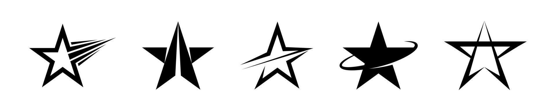 Creative Star Symbol Designs Set vector