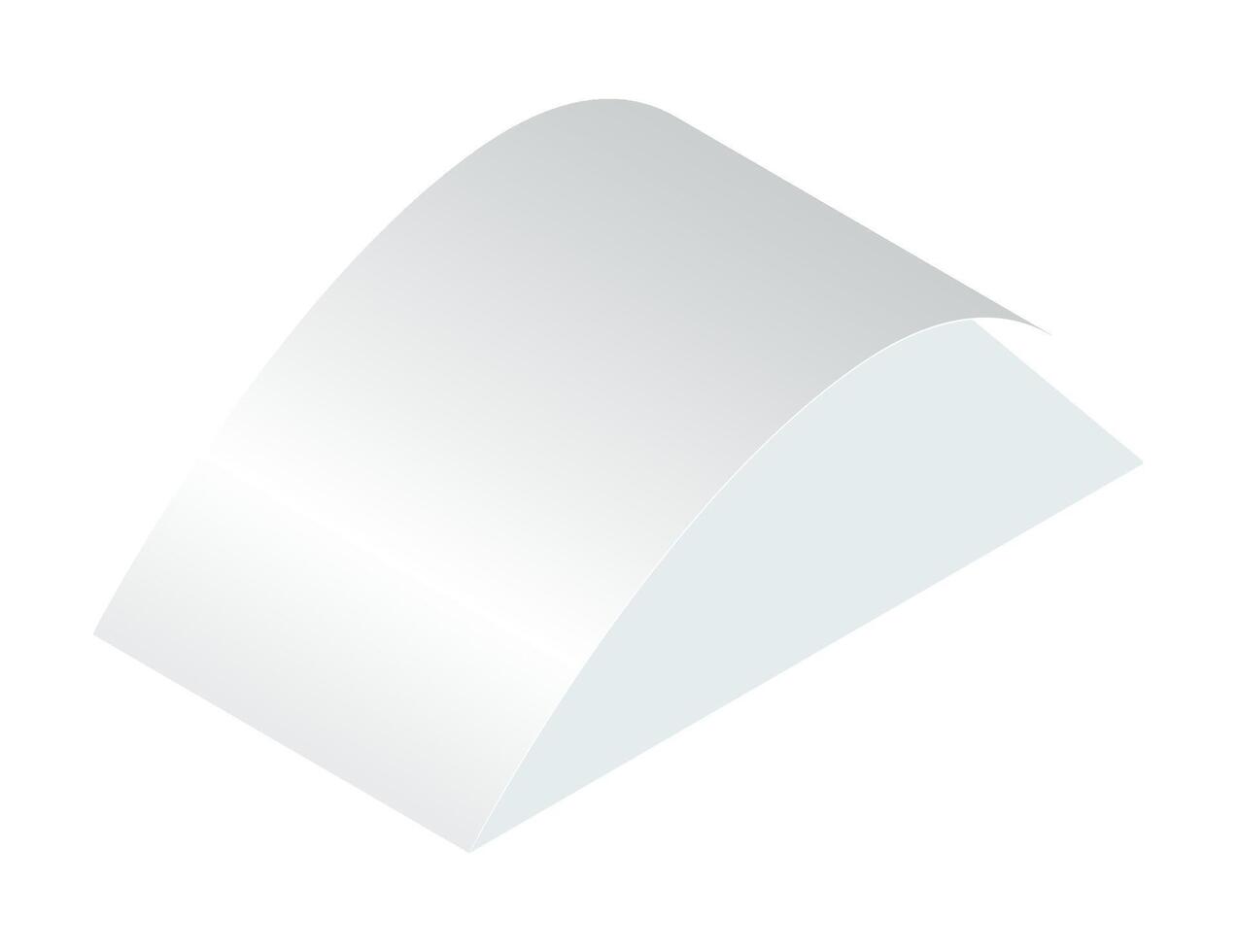 Payment check and receipts with shadow. Curved financial paper, purchase invoice. Buying, bill or calculate pay. Receipt the seller forms vector
