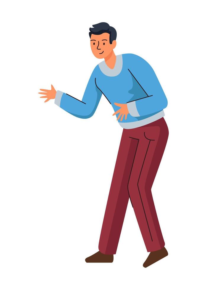 A variety of cheerful and vibrant character are joyfully dancing and celebrating vector