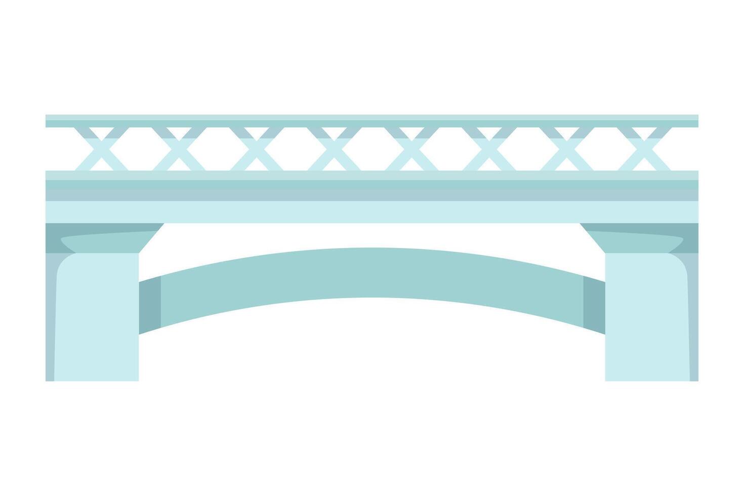 Distinctive Architectural Bridge Design Tailored for Creative Project and Idea vector