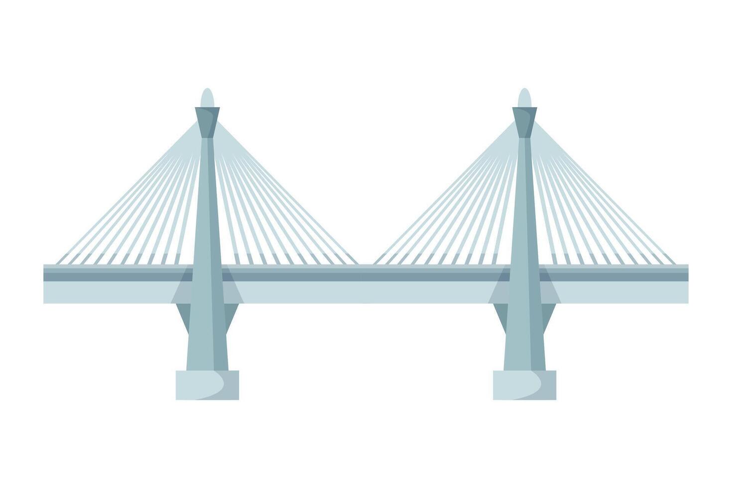 Distinctive Architectural Bridge Design Tailored for Creative Project and Idea vector