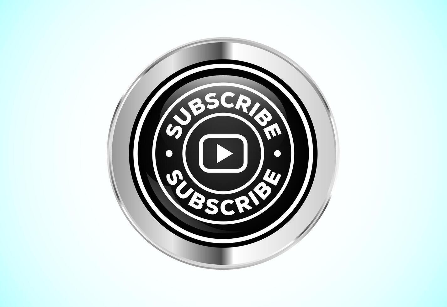 Subscribe button illustration, Button for channel subscribe, like, share. notification icon vector