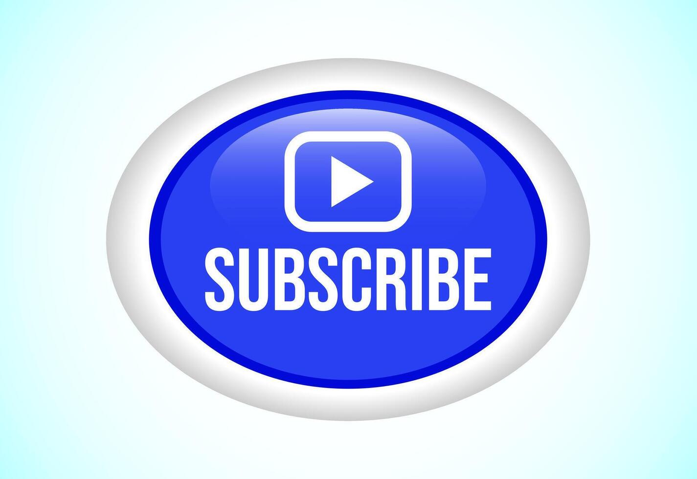 Subscribe button design, Button for channel subscribe, notification icon vector