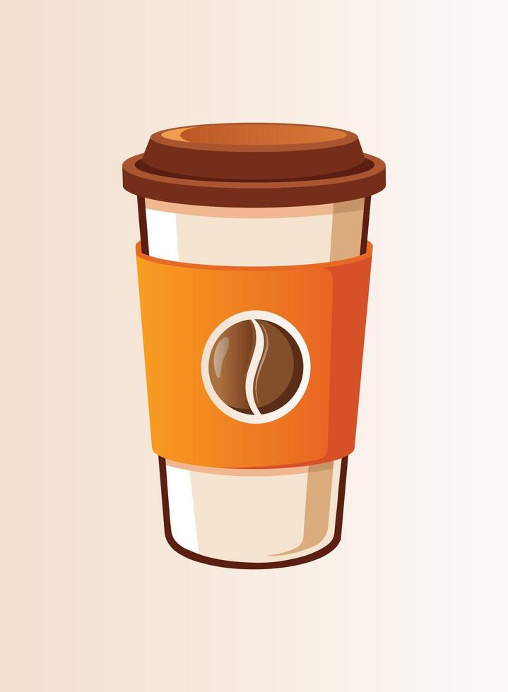illustration od coffee cup vector